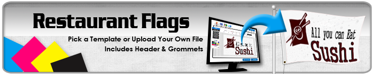 Restaurant Flags - Order Custom Flags Online